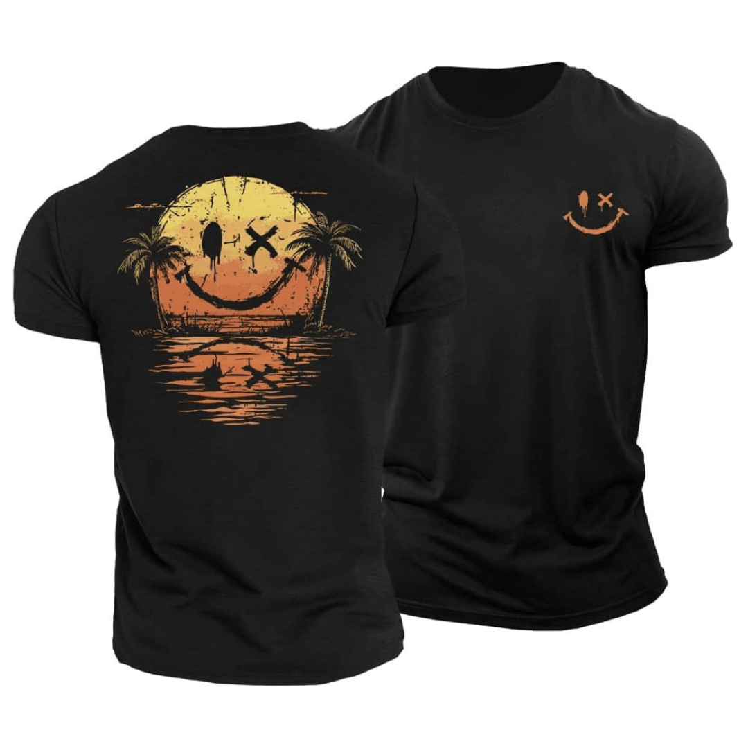 LAURENT MONACO | T-SHIRT GRAPHIQUE D'ÉTÉ POUR HOMMES