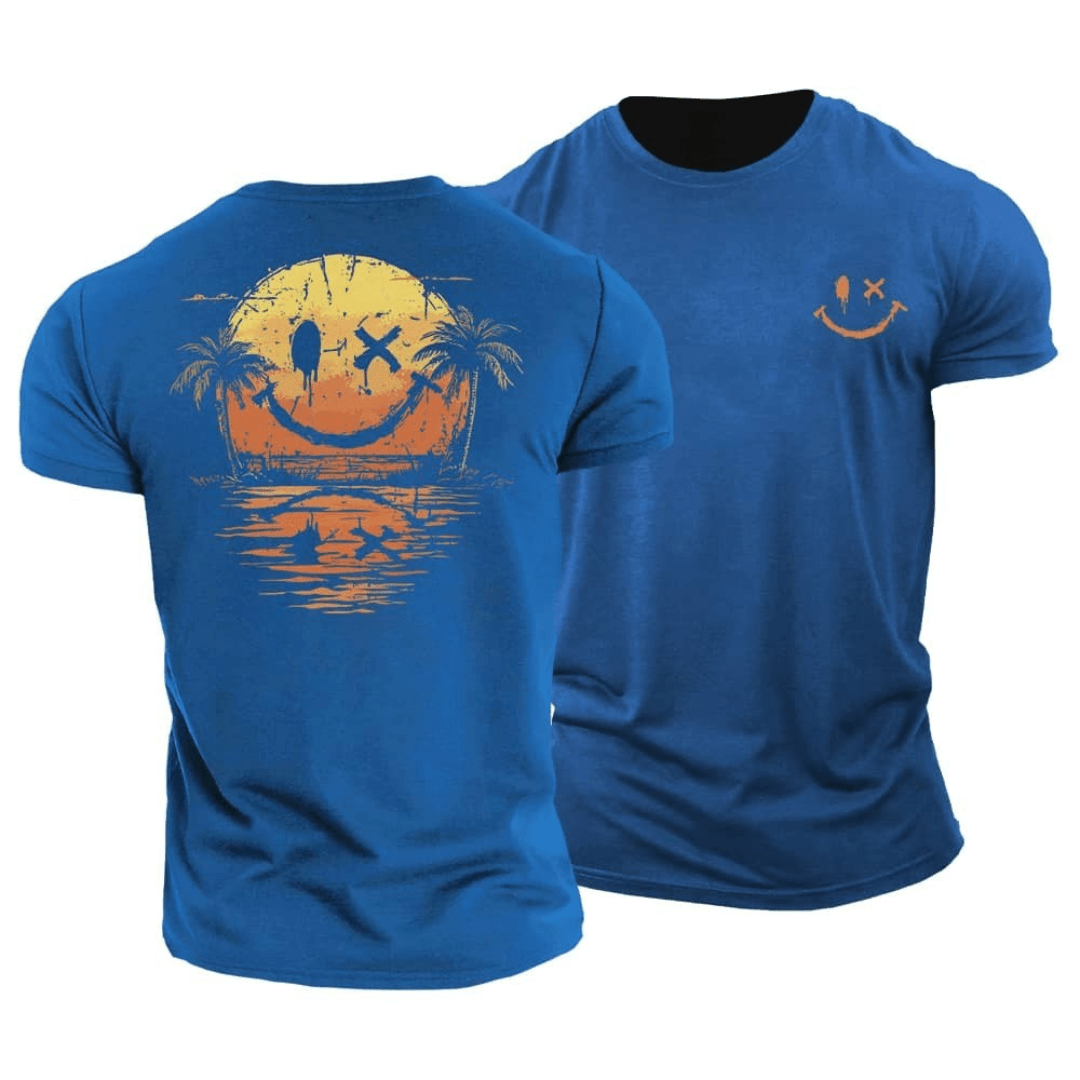 LAURENT MONACO | T-SHIRT GRAPHIQUE D'ÉTÉ POUR HOMMES