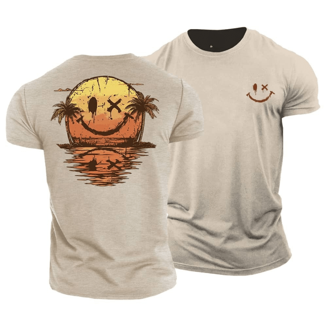 LAURENT MONACO | T-SHIRT GRAPHIQUE D'ÉTÉ POUR HOMMES