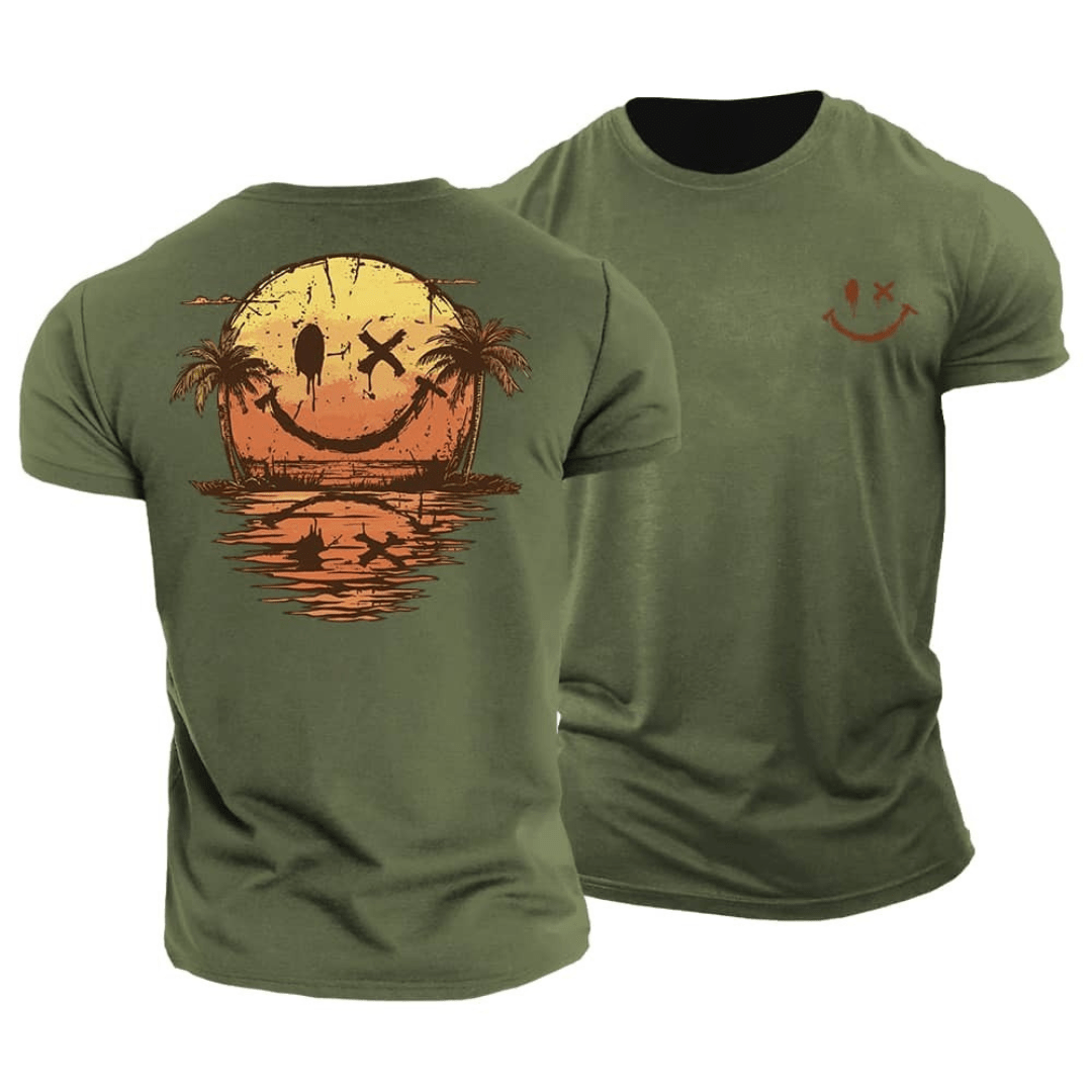 LAURENT MONACO | T-SHIRT GRAPHIQUE D'ÉTÉ POUR HOMMES